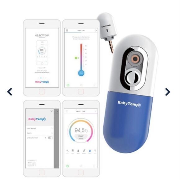 Baby Temperature Smartphone Non Contact Thermometer NEW - Picture 2 of 3